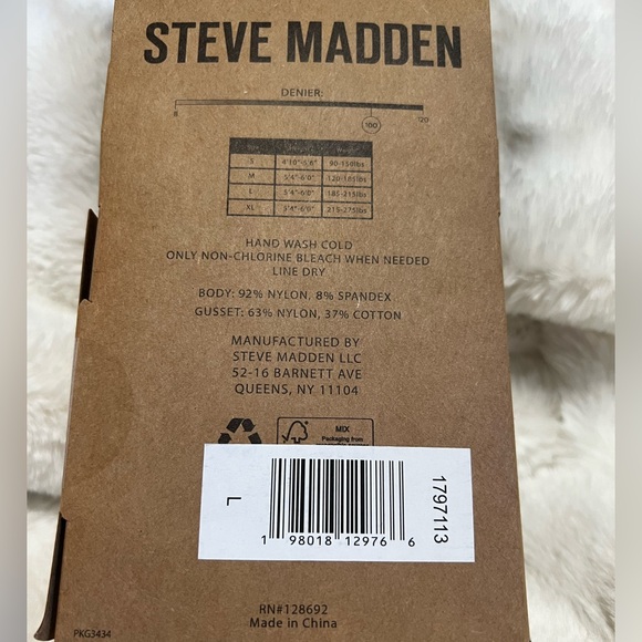 NWT Steve Madden Microfiber Opaque Tights 2 Pairs - Picture 6 of 7